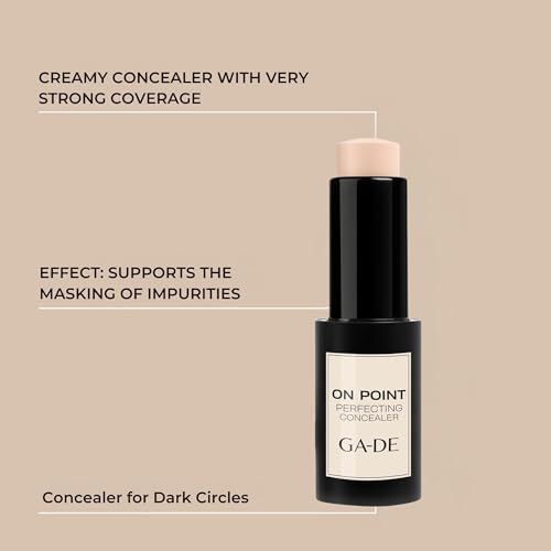 GA-DE On Point Perfecting Concealer Stick, 49 - Concealer for Dark Circles, Evens Skin Tone, Moisture Retention - Ideal fo...