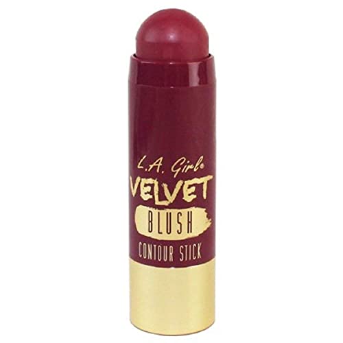 L.A. Girl Velvet Contour Sticks, Blush Crushed Berry