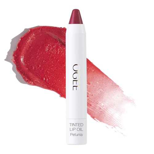 Ogee Tinted Sculpted Lip Oil - Lip Stain Made with 100% Organic Coconut Oil, Jojoba Oil, and Vitamin E - Best as Lip Balm,...
