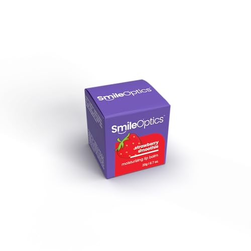 SmileOptics Strawberry Smoothie Lip Balm - Premium Lip Care Solution - Hydrating & Moisturizing Lip Balm for Soft, Smooth ...