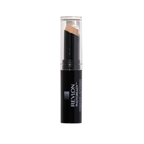 Revlon Concealer Stick, PhotoReady Face Makeup for All Skin Types, Longwear Medium- Full Coverage with Creamy Finish, Ligh...