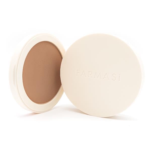 FARMASi Powder Bronzer Blush Skin Makeup, Highly Pigmented, Cushiony Formula with Nourishing Vegetable Squalene and Smoot...