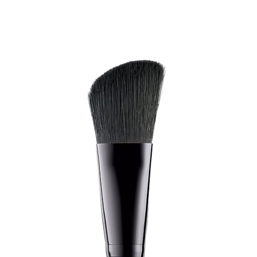e.l.f Cosmetics Angled Foundation Brush, Synthetic Brush Designed for Precise Makeup Application
