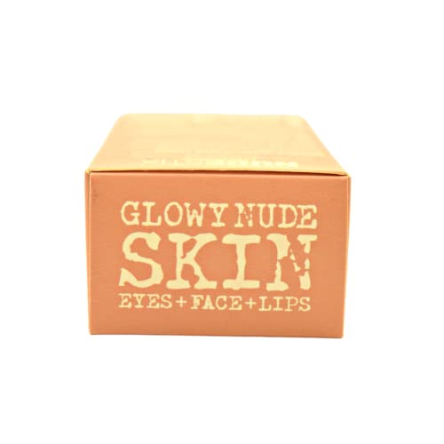 Nudestix Glowy Nude Skin Kit – Full-Size Cream Bronzer & Highlighter Stick Duo for Face, Eyes & Lips | Multi-Use Makeup fo...