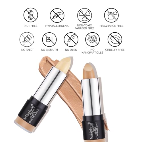 bellapierre Mineral Concealer Stick | Easy to Blend Natural Wax Matte Makeup | Hides Acne, Discoloration & Blemishes | No...