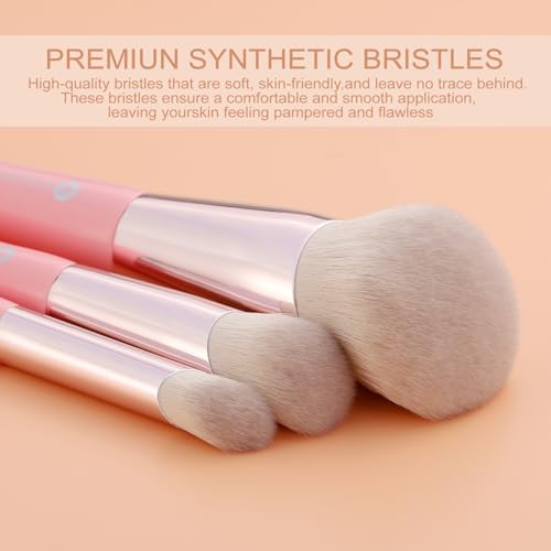KINGMAS Angled Foundation Brush Concealer Brush, Premium Kabuki Makeup Brush for Liquid, Blending, Cream, Powder, Blush Bu...