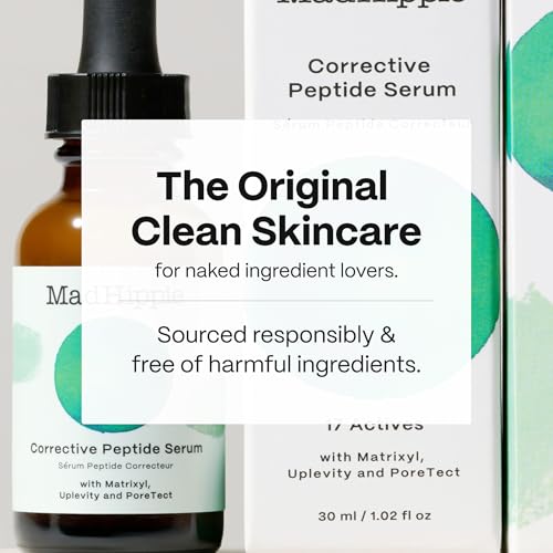 Mad Hippie Corrective Peptide Serum for Face – Skin-Tightening Collagen Peptides, Anti-Wrinkle Essentials, 1.02 Fl Oz