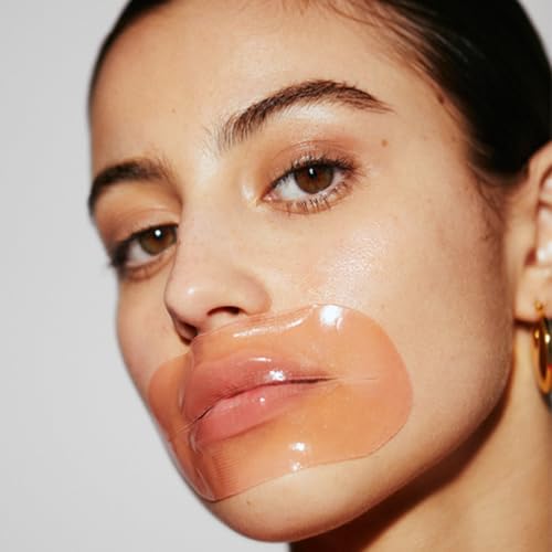 LOOPS Weekly Reset Hydrogel Lip Mask - Super Hydrating Mask for Moisturizing Lips - Rejuvenate and Reduce Signs of Puffine...