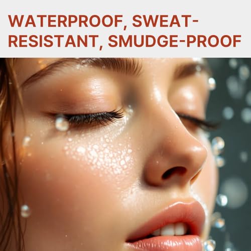 (Set of 2) Nabi Waterproof Glide Gel Eyeliner Pencil, Smudge-Proof, 24H Long-Lasting, Built-In Smudger & Sharpener (Dark B...