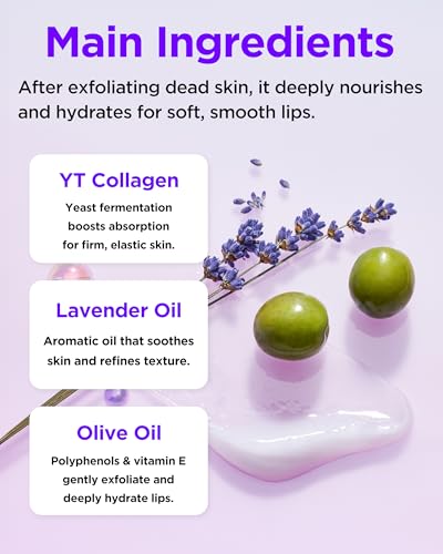 TOCOBO Collagen Lip Mask – Fermented Collagen Overnight Lip Sleeping Mask with Peptide & PHA | Korean Vegan Treatment for ...