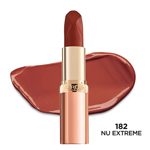 L'Oreal Paris Colour Riche Les Nus Lipstick, Nu Extreme, 0.13 Oz.