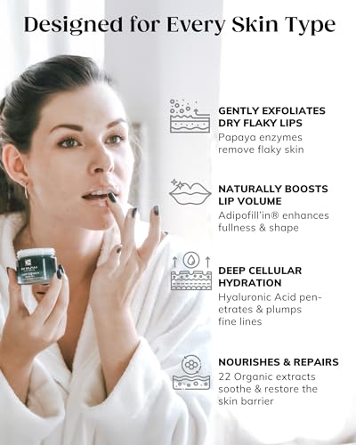 KAPLAN MD Perfect Pout Lip Mask, Volumizing Treatment + Exfoliation, 1.0 oz