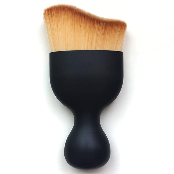 RN BEAUTY Foundation Powder Brush Kabuki Brush Liquid Cream Makeup Brushes Face Blender Brush S Shaped Multi-function Cosm...