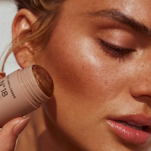 + Lux Unfiltered N°18 Illuminating Beauty Balm - Cream Bronzer Stick with Mango Butter - Buildable and Blendable Bronze Bl...