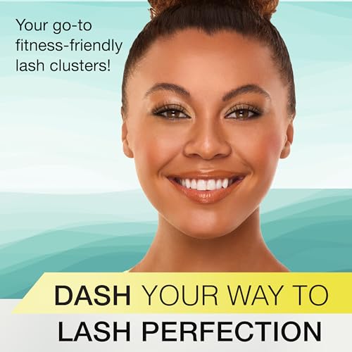 Ardell Active Lash Clusters, Dash - Waterproof, DIY Eyelash Extensions, Multi-Length Individual Lashes, Reusable False Eye...