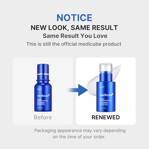 medicube Exosome Shot Zero 2,000 PPM Spicule Facial Serum | Liquid Skin Booster Serum | Exosome, AHA+BHA+PHA | Pore Care, ...