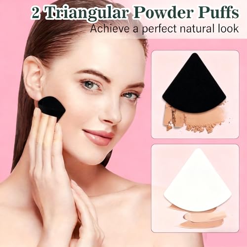 20-Piece Makeup Brush Set Premium Synthetic Fiber Foundation Brush, Concealer Brush, Eyeshadow Brush, Blush Brush Includes...