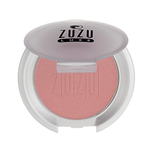 ZUZU LUXE Mineral Blush (Fascination - Lightly Toasted Cinnamon/Warm Shimmer), Natural, Paraben Free, Vegan, Gluten-free, ...