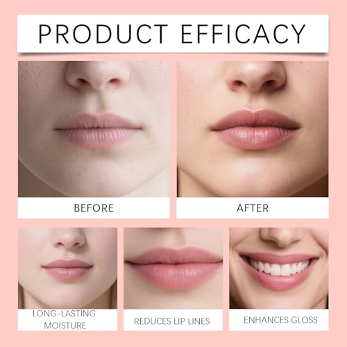 Sleeping Lip Mask, Overnight Lip Treatment, Replenishes Dry Lips with Shea Butter, Soothing Moisturizer Lips, 0.71 Fl Oz