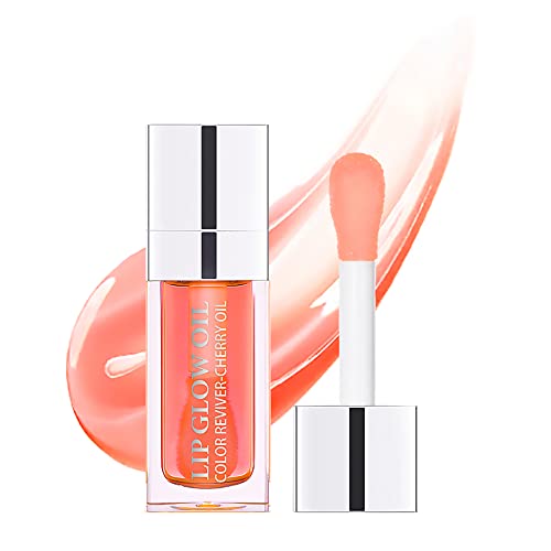 TrendyNow Hydrating Lip Glow Oil, Moisturizing Lip Gloss, Plumping Lip Oil, Non-Sticky Long Lasting Gloss, Transparent Lip...