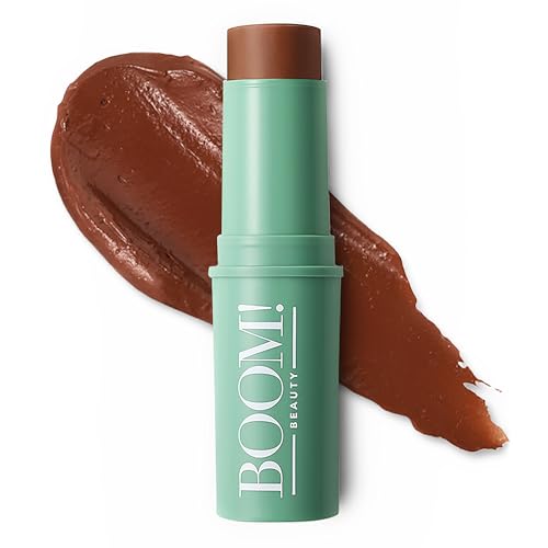 Boomstick Bronze ™ 3-in-1 Cream Blush Stick for Eyes, Lips & Cheek, Long-Wearing Blendable & Building Color Vegan Lipstick...