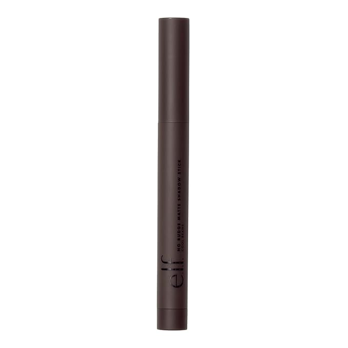 e.l.f. No Budge Matte Shadow Stick, One-Swipe Cream Eyeshadow Stick, Long-Wear & Crease Resistant, Matte Finish, Vegan & C...