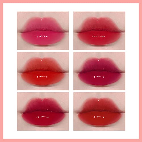 Eakroo 6 Colors Lip Tint Stain Mini Liquid Lipstick, Lip Gloss for Women, Lip Oil Stain, Lip Stain Long Lasting Waterproo...