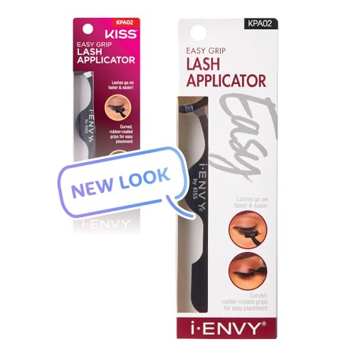 iENVY by Kiss Lash Applicator Tool, DIY Fales Eyelashes Extension Tweezers, Ease of Use & Grip, Fake Cluster Strip Lashes ...