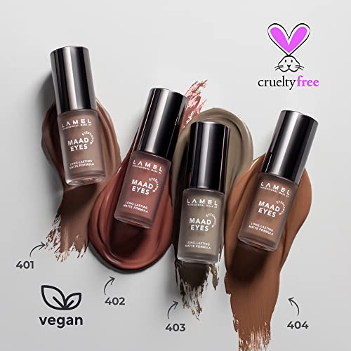 Lamel Matte Liquid Eyeshadow - Long Lasting Waterproof Eye Tint - Quick-Drying, Hypoallergenic Eye Makeup - Creamy & Smoot...