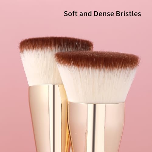 MSQ Foundation Brush for Liquid Makeup, Flat Top Kabuki Foundation Brush Premium Makeup Brushes for Liquid, Cream and Blen...