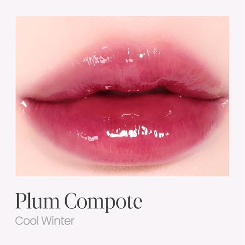 Espoir Couture Lip Tint Glaze #20 Plum Compote | Volumizing Lip Stain with Juicy Texture, Long-Lasting & Vibrant Colors, M...