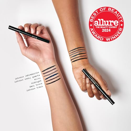 stila Waterproof Liquid Eye Liner, Stay All Day Makeup with Fine Brush Tip Lasting Satin Finish, Smudge-Proof & Transfer-R...