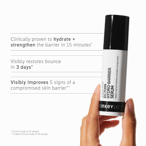 The INKEY List Ectoin Hydro-Barrier Serum, Advanced Dual-Action Serum, Boosts Hydration, Builds Stronger Skin Barrier, Lig...