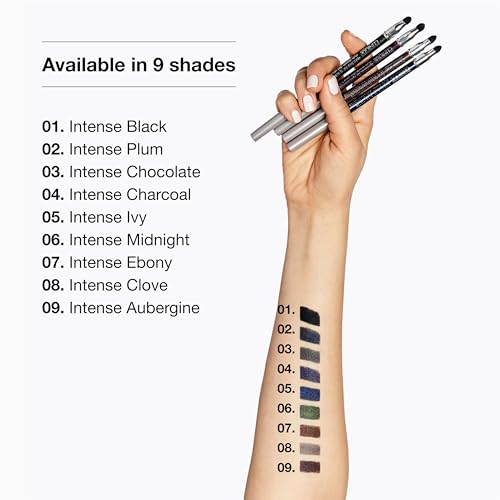 Clinique Quickliner For Eyes Intense Eyeliner Pencil | Water Resistant, Smudge Resistant + Safe For Sensitive Eyes | 10 Sh...
