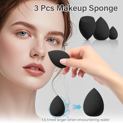 Makeup Brushes Set, Mlemle Professional 26 Pcs Makeup Kit, Include Powder Foundation Concealers Blush Eye shadows Eyebrow ...