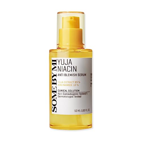 SOME BY MI Yuja Niacin Anti Blemish Serum – 1.69oz, 50ml – Korean 10% Niacinamide & Vitamin C Serum to Brighten Dull-Looki...