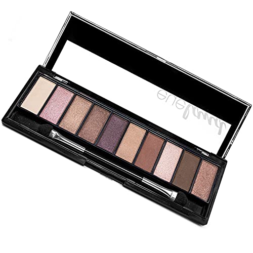Palladio Eyeland Vibes, Escape to the Tropics, 10 Count Eyeshadow Palette, 5 Curated Palettes, Seductive Nudes to Vibrant ...