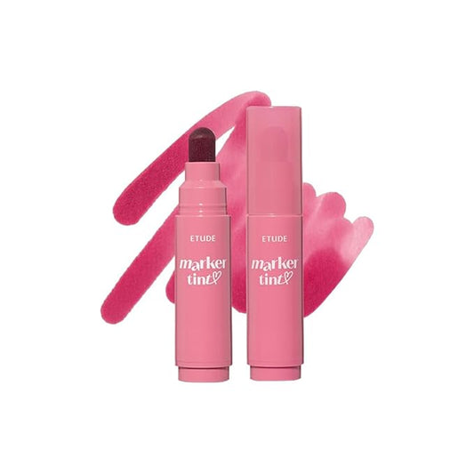 ETUDE Dear Darling Marker Tint #2 Mono Plum (5g) | Hydrating & Long Lasting Lip Stain | High Pigmented Lip Maker with Easy...