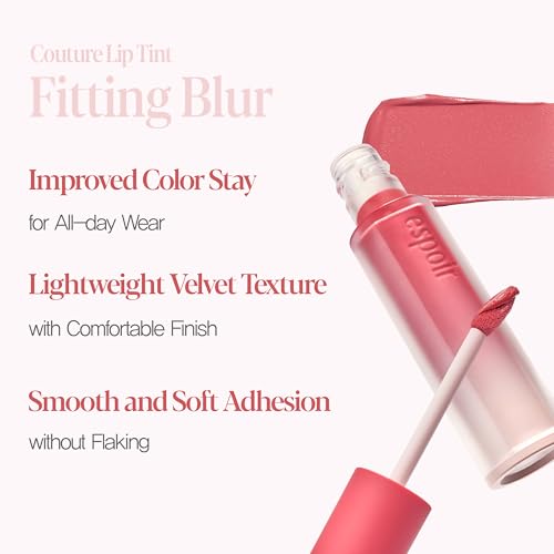 Espoir Couture Lip Tint Fitting Blur #4 Prim Nude | Smudge-Proof Fixing Lip Stain, Soft & Creamy Texture without Flaking, ...