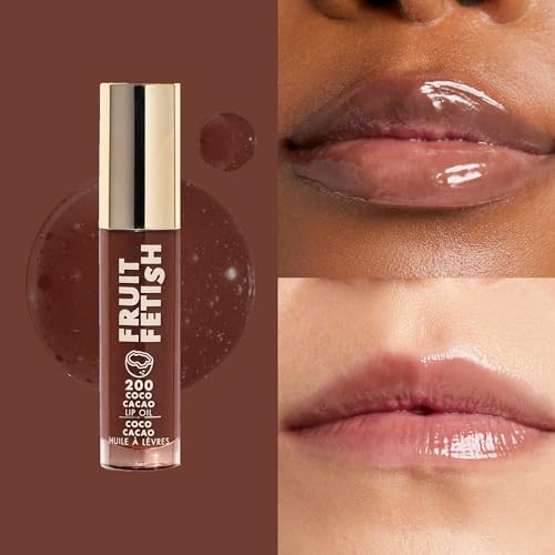 Milani Fruit Fetish Lip Oil with Vitamin E for Instant Hydration, Fruit Extract Infused Lip Treatment and Moisturizing Lip...