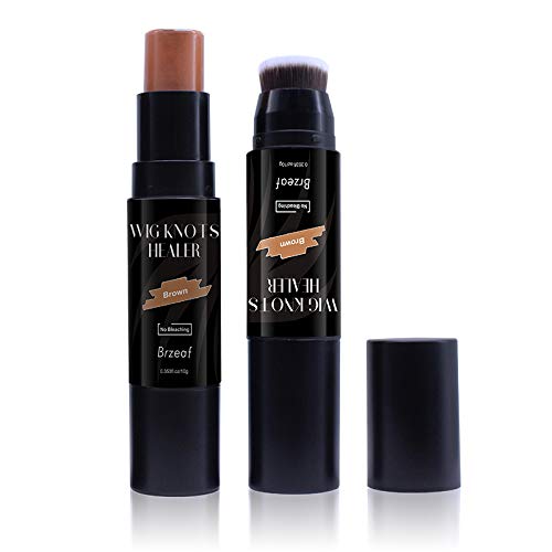 ND Wig Lace Dyeing Stick Portable Sweat-proof Hair Care Dye Concealer Stick for Lace Wigs & Frontal Part & Hairline, Easy ...