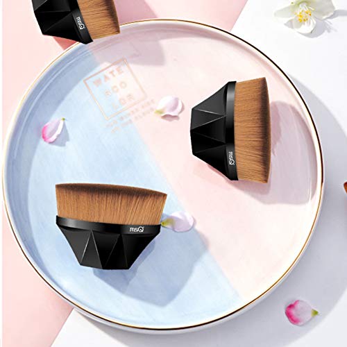 Foundation Brush Makeup Brush with Case, Black