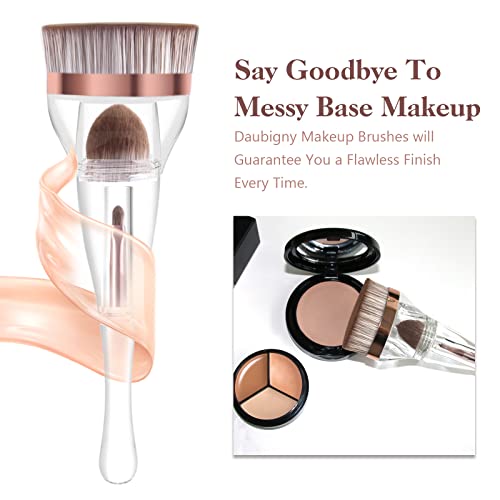Foundation Brush, Daubigny Perfect Makeup Brush for Face Blush Liquid Powder Foundation Brush for Blending Liquid, Cream o...