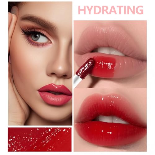 Eakroo 6 Colors Lip Tint Stain Mini Liquid Lipstick, Lip Gloss for Women, Lip Oil Stain, Lip Stain Long Lasting Waterproo...