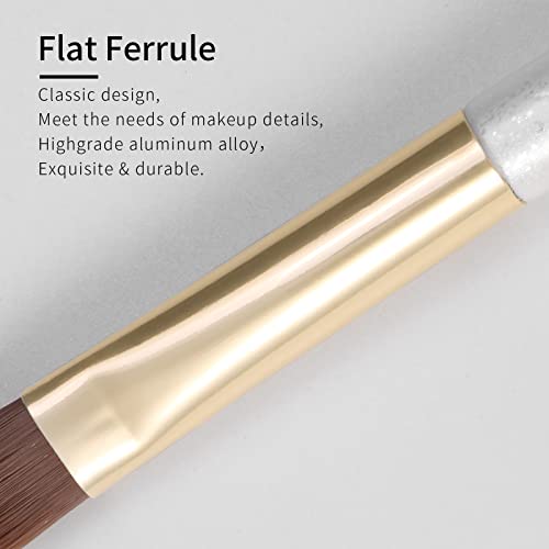 ENZO KEN Small Flat Concealer Brush - Under Eye Sponge, Blending Brush