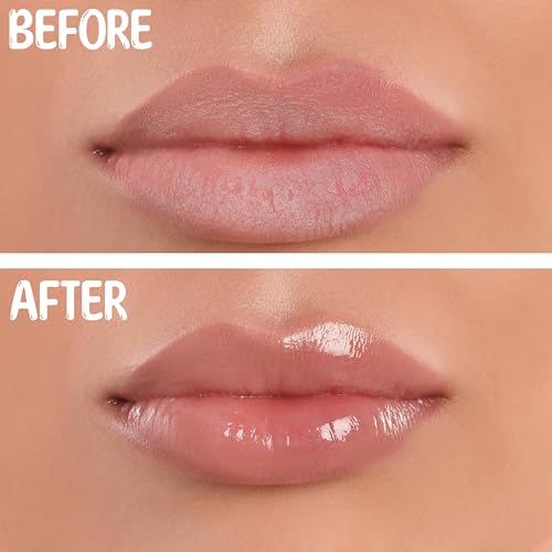 4pc Lip Mask Collection - Hydrating Lip Masks w/Rosehip Seed Oil | Flavored Lip Care Set for Soft, Smooth Lips