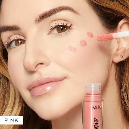 tarte maneater blush & glow cheek plump – Lightweight Cheek Tint & Illuminator with Coconut Water, Hyaluronic Acid & Vitam...