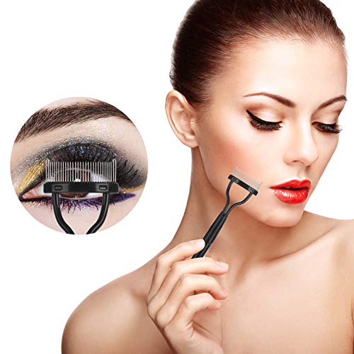 4 Pcs Eyelash Separator Tool Mascara Brushes Eyelash Comb Separator Definer Lash Comb for Combing, Separating Lashes - Pin...
