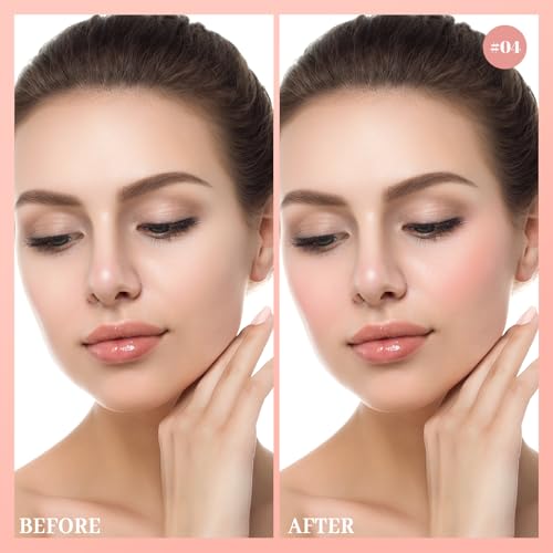 10 Color Blush Palette: Lightweight Face Powder Blush - Smooth Long-lasting Makeup Powder For Cheeks - Buildable Color Wom...