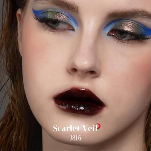 GIRLCULT Glass Shine Lip Gloss, Lightweight Hydrating Lip Oil, Jelly Texture, Long Lasting Non Sticky Lip Stain, Plumping ...